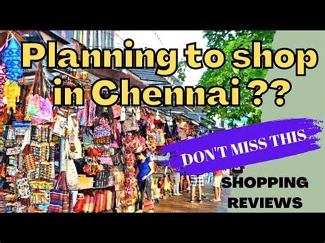 cheap and best shopping areas in chennai